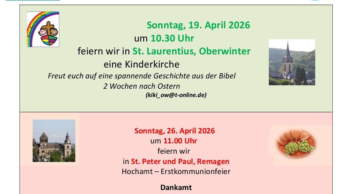Einladung zur Kinderkirche